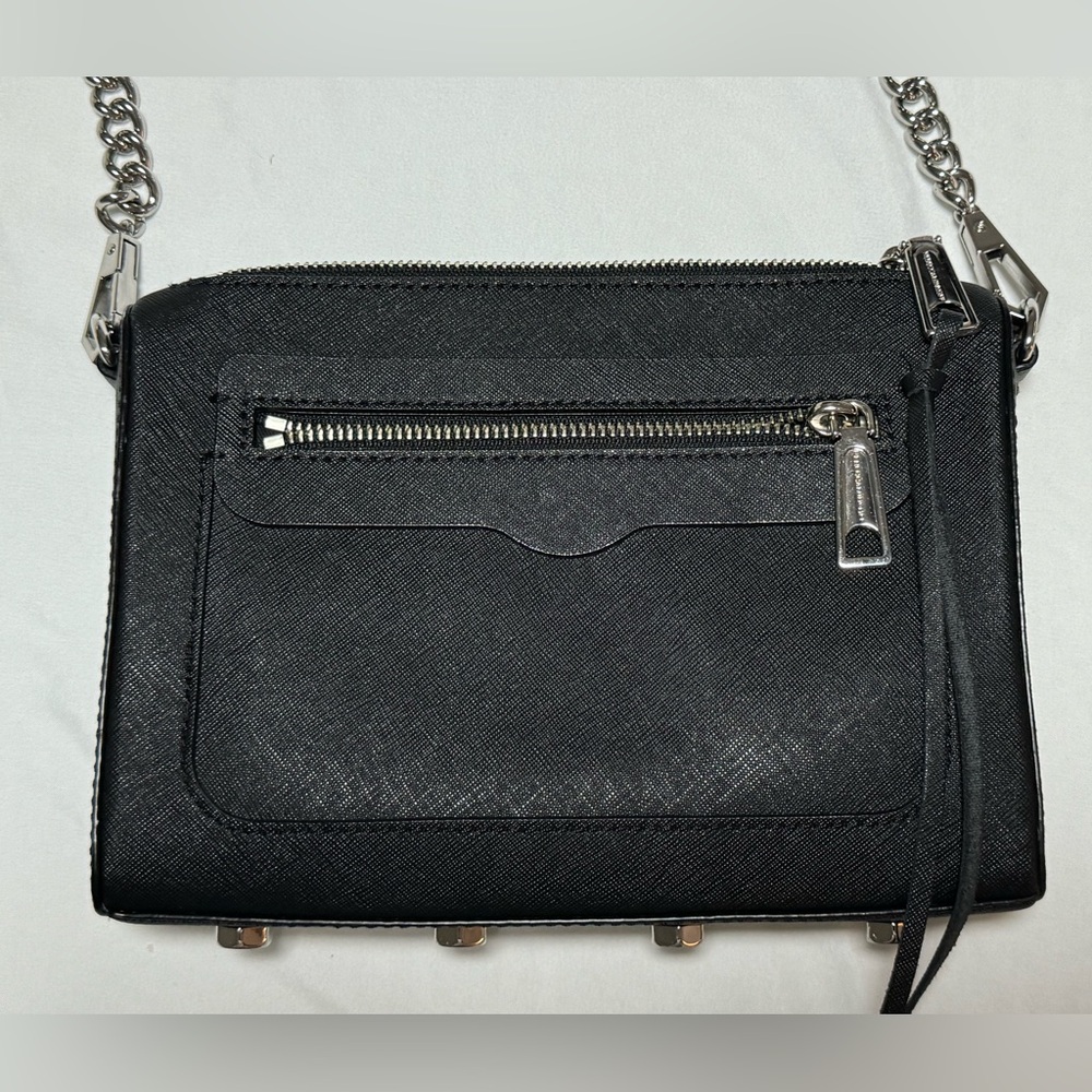 Rebecca Minkoff Avery Black Crossbody w/silver hardware